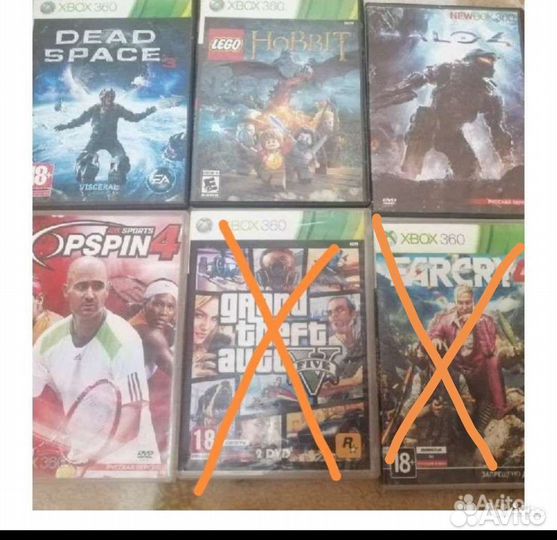 Диски на xbox 360