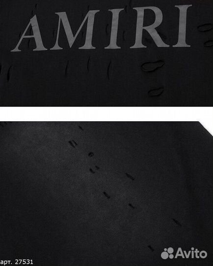 Футболка Amiri Черная