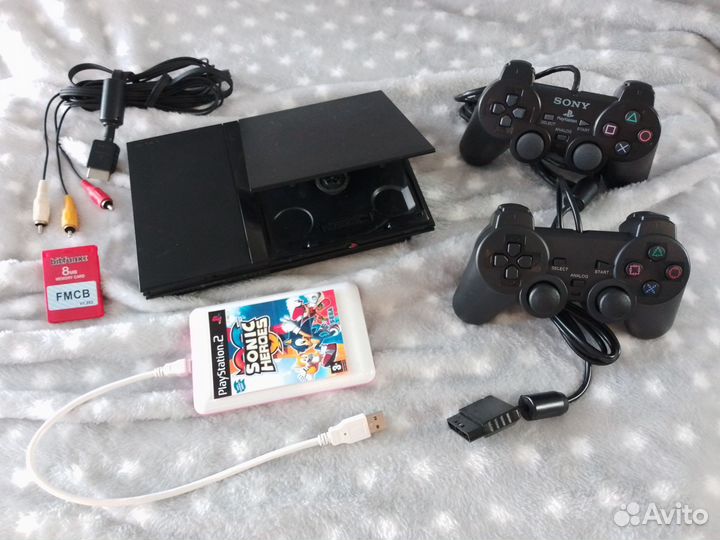 Sony PS2 и 150 игр на HDD диске