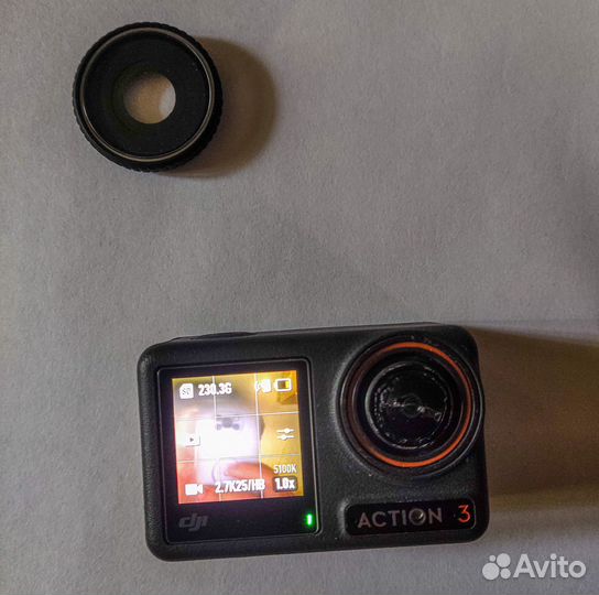 Экшн-камера DJI Osmo Action 3 Нужна замена объекти