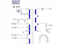 Трансформатор строчный твс 90п4 схема включения
