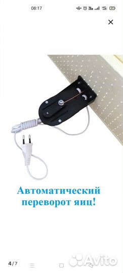 Инкубатор для яиц автоматический золушка