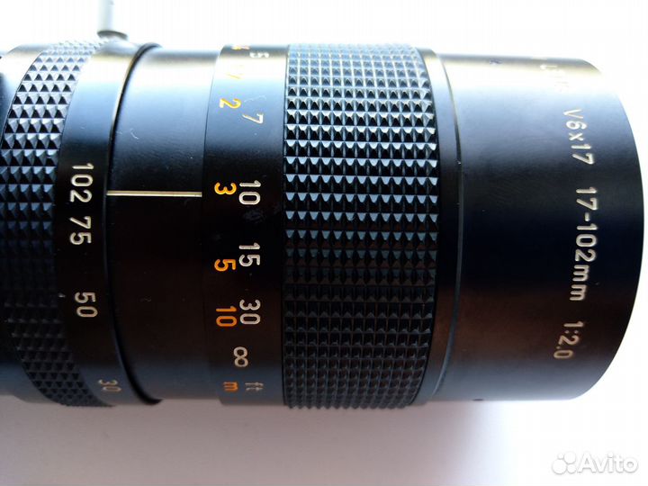 Canon TV zoom 17-102 f 2.0 (C- mount 1/2)