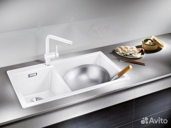 Кухонная мойка Blanco Pleon 9 Белый (Чаша справа)