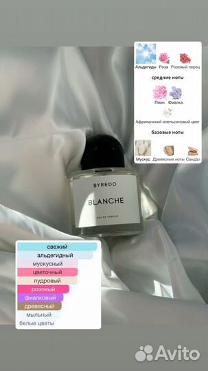 Byredo bal d'afrique, blanche на распив