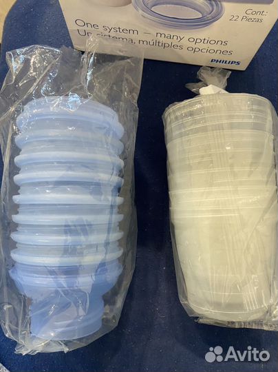 Контейнеры для хранения молока avent