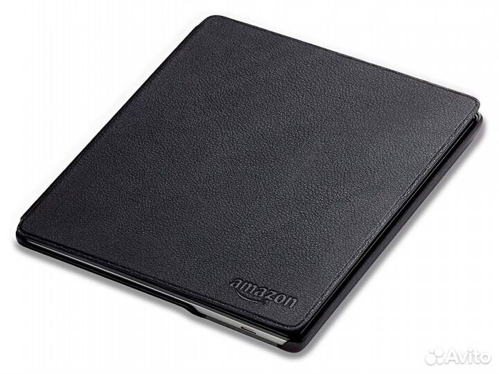 Обложка для Kindle Oasis чёрная кожаная