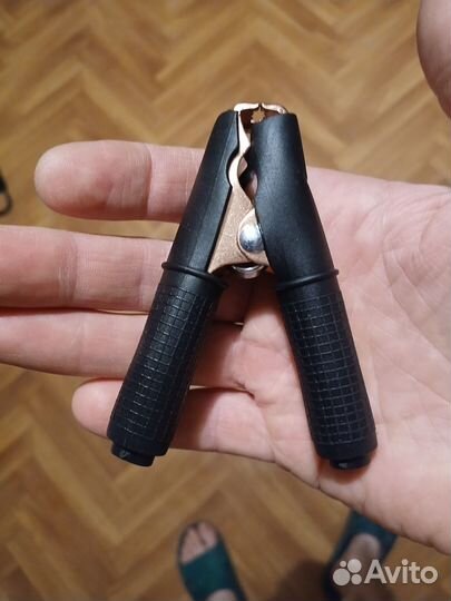 Зажимы (крокодилы) к аккумулятору с проводами