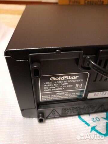 Новый видеомагнитофон Goldstar P43W