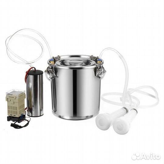 Доильный аппарат для козы с пульсатором и ведром