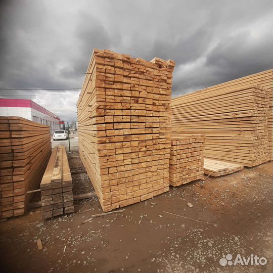 Доска обрезная все размеры сосна
