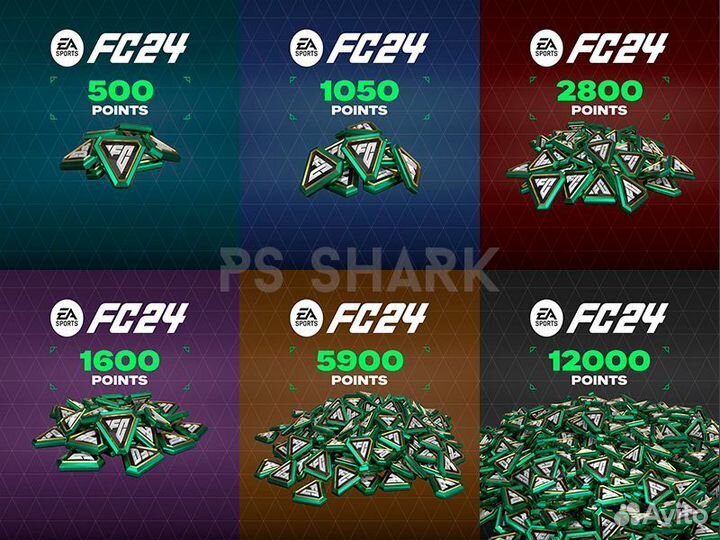 FC 24 points поинты для PS4 & PS5 (Турция)