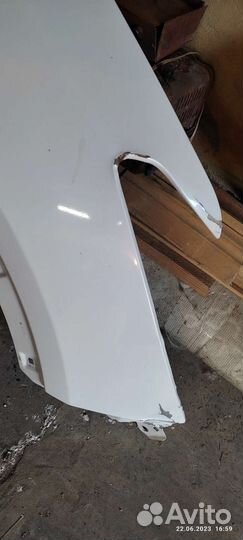 Рыло Hyundai santa Fe 3 правое под ремонт