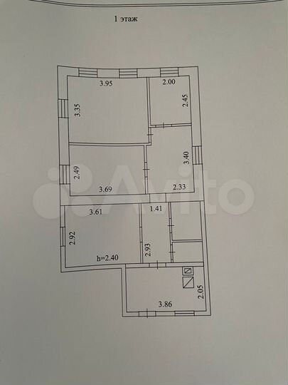 Дом 67 м² на участке 15 сот.