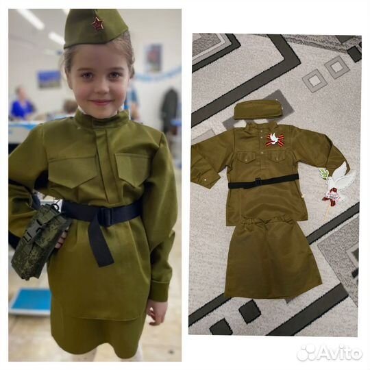 Военный костюм детский 3-10 лет