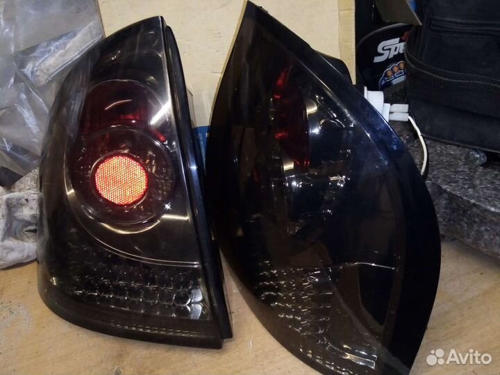 Задние тюнингованные фонари Лада калина седан 1