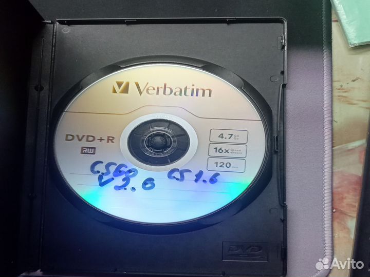Dvd диск с игрой на пк csgo CS 1.6