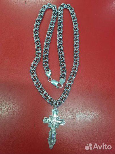 Серебряная цепь бисмарк