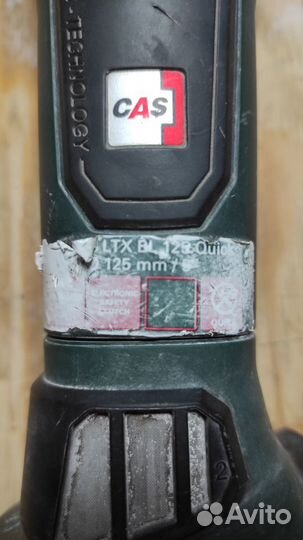 Ушм Metabo W 18 LTX BL 125 Quick