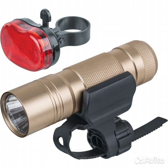 Фонарик велосипедный комплект: передний и задний