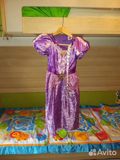 Костюм Принцессы Рапунцель 110-128 прокат