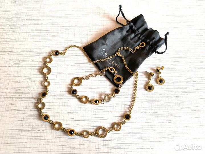 Бижутерия пакетом / чешские кристаллы / орифлейм