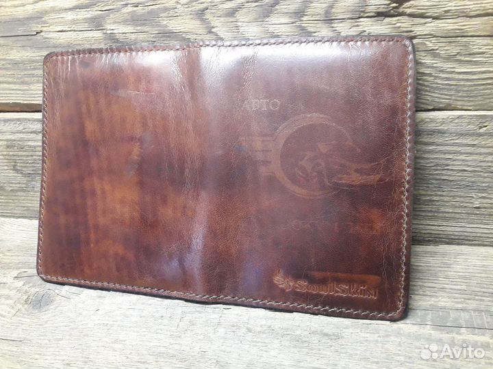 Обложка ручной работы для документов с Подарком