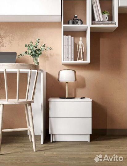 Тумба прикроватная с 2-ящиками