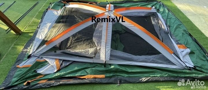 Палатка 2х слойная 8 местная 2 команаты 096