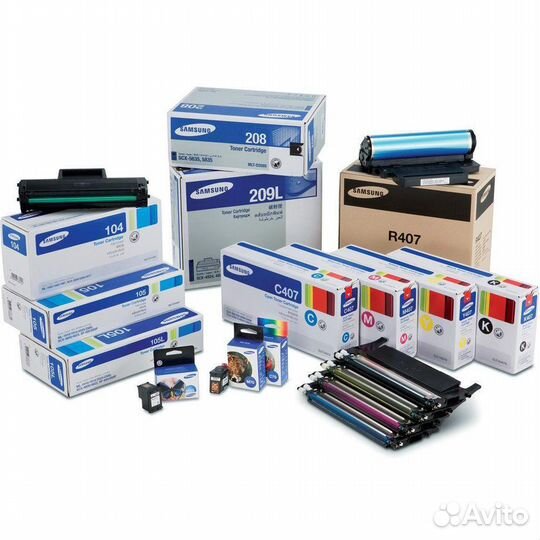 Лазерные чёрно-белые и цветные картриджи