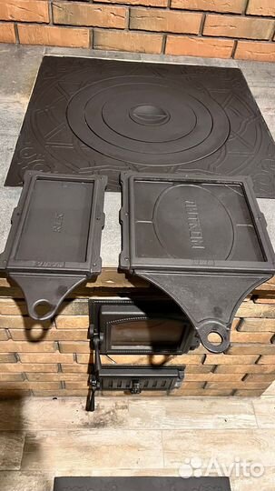 Печная плита. Дверки. Задвижка. Сэндвич труба