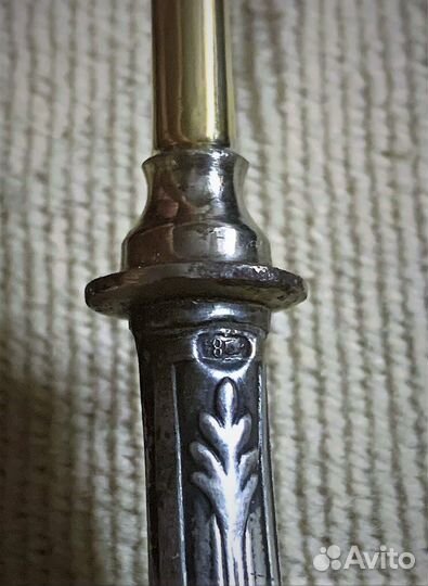 Сервировочный набор антикварный серебряный