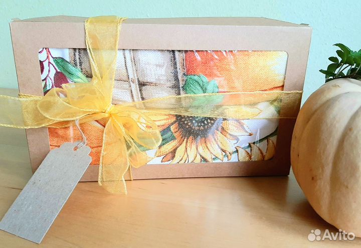 Подарочный набор из 2-х полотенец для кухни