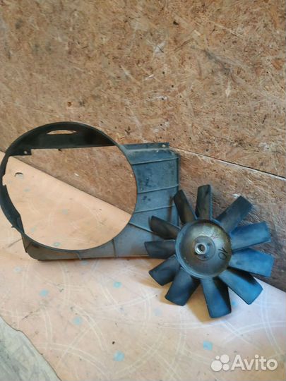 Вентилятор и диффузор на Газель