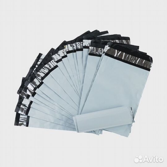 Курьерские пакеты белые 50мкм без кармана