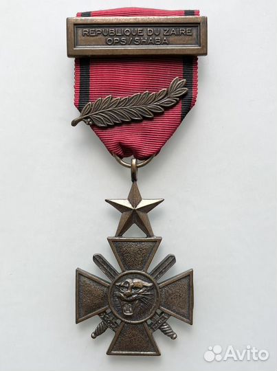 Медаль за операцию Шаба (Ops Shaba), Заир