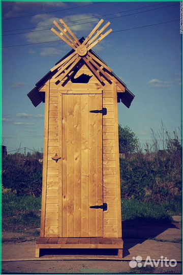 Уличный туалет домик с установкой гмж 568