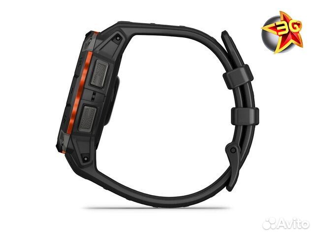 Часы Garmin Instinct 3 45 mm Solar Black 010-02934-00
