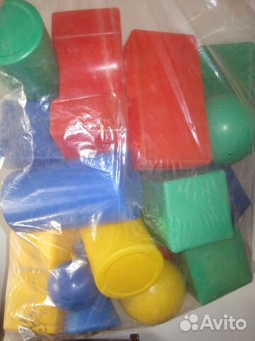 Большой пакет развивающих кубиков