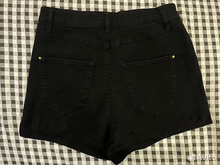 Шорты джинсовые черные