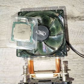 Процессор intel core i3 9100f + кулер