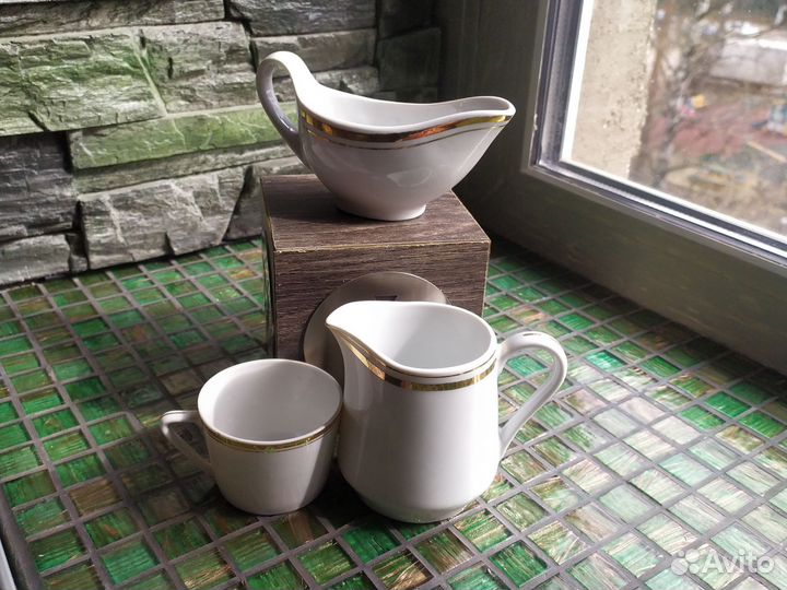 Молочник соусник чашка фарфор