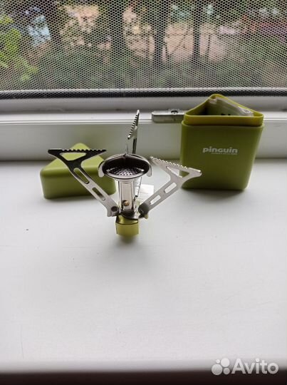 Газовая горелка туристическая. Газовый балон