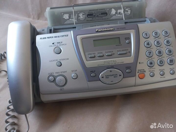 Факс panasonic kx-fc243