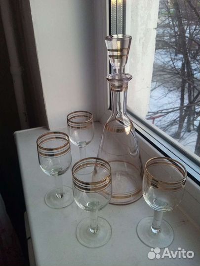 Набор графин и рюмки. Времён СССР