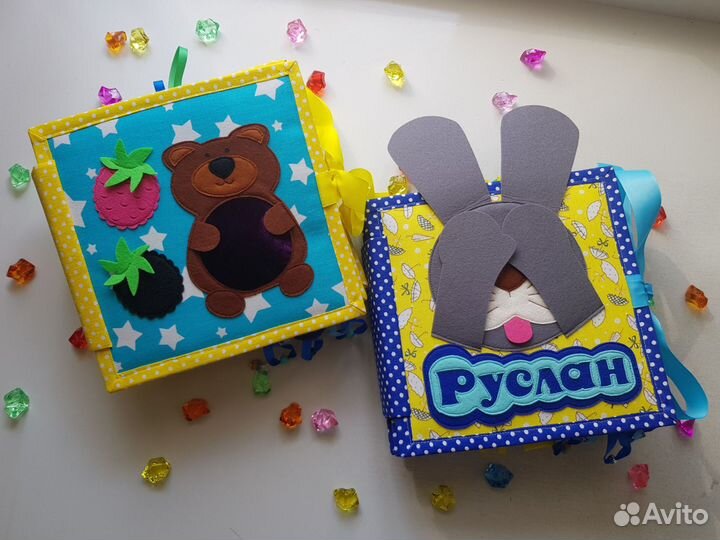 Развивающая книга из фетра