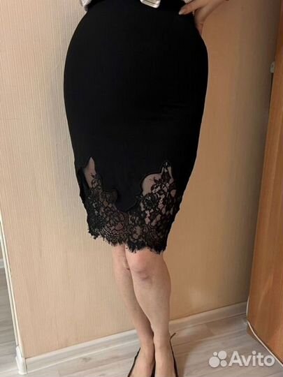 Юбка женская с кружевом Lime