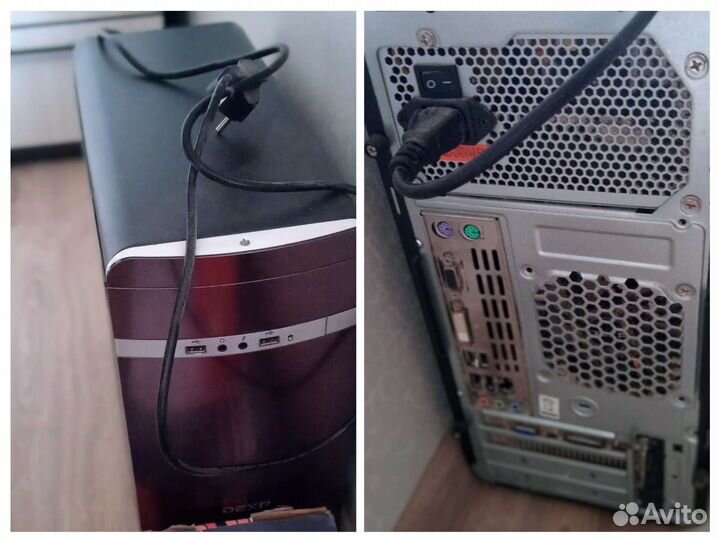 Монитор Viewsonic+пк dexp