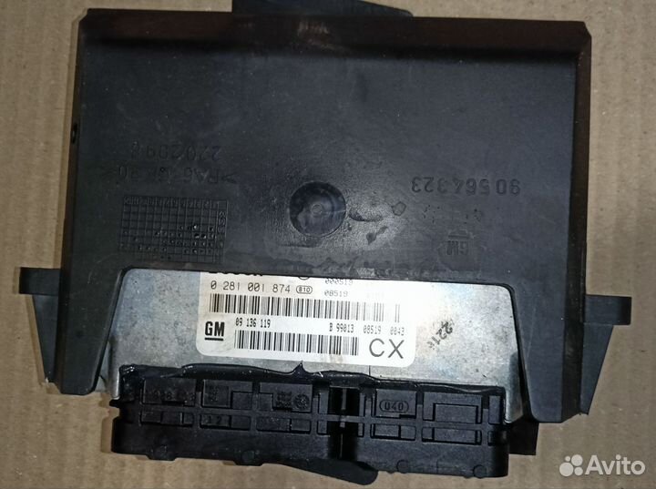 Блок управления двигателем Opel Vectra B 09136119