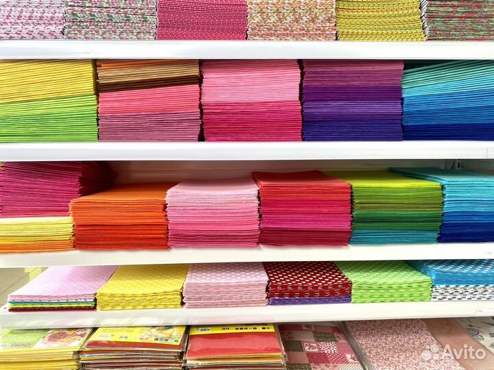 Фетр А4 набор 8ш. и по 1 шт. разные цвета